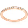 Pompeii3 1/4ct Diamond Ring 14k Rose Gold In Silver