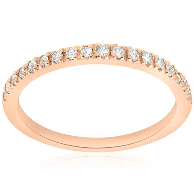 Pompeii3 1/4ct Diamond Ring 14k Rose Gold In Silver