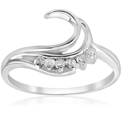 Pompeii3 1/4ct Diamond Ring Enhancer 14k White Gold Size Selectable In Purple