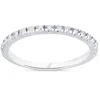 Pompeii3 1/4ct Diamond Ring Stackable Engagement Womens Wedding Band 10k White Gold In Multi