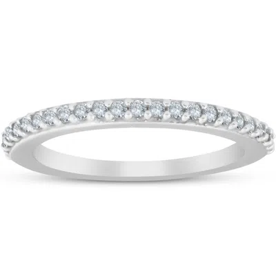 Pompeii3 1/4ct Diamond Wedding Ring 14k White Gold Anniversary In Multi