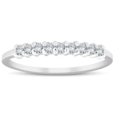 Pompeii3 1/4ct Diamond Wedding Ring 14k White Gold In Multi