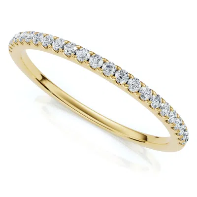 Pompeii3 1/4ct Diamond Wedding Ring Prong Set Stackable Anniversary Band Gold Lab Grown In Multi