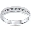 Pompeii3 1/4ct Diamond Wedding White Gold Stackable Guard Ring In Multi