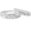 Pompeii3 1/4ct His & Hers Diamond Ring Set 10k White Gold In Multi