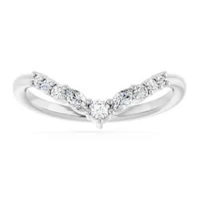 Pompeii3 1/4ct Marquise Cut Wedding Ring Anniversary Band 14k Gold Lab Grown In Multi