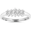 Pompeii3 1/4ct Marquise Diamond Ring 10k White Gold In Silver