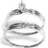 Pompeii3 1/4ct Marquise Pave Diamond Ring Set 14k White Gold In Silver