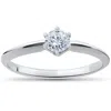 Pompeii3 1/4ct Solitaire Diamond Engagement Ring 14k White Gold In Multi