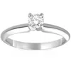 Pompeii3 1/4ct Solitaire Round Cut Diamond Platinum Engagement Ring In Silver
