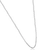 Pompeii3 14k Gold 18" Micro Rolo Chain With Lobster Clasp In Silver