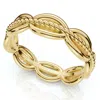 Pompeii3 14k Gold Or Platinum Angi Stackable Anniversary Wedding Band