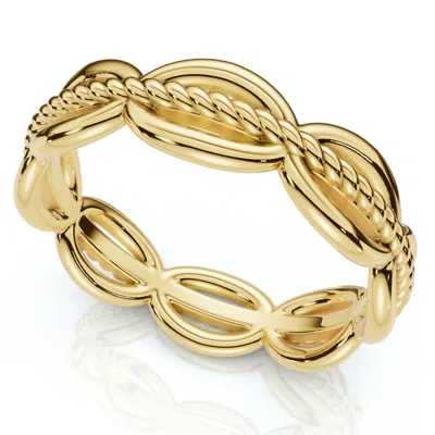 Pompeii3 14k Gold Or Platinum Angi Stackable Anniversary Wedding Band