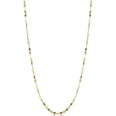 Pompeii3 14k Yellow Gold 1.9-mm Mirror Flat Link Chain (18 Inches)