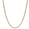 Pompeii3 14k Yellow Gold 24" Cuban Link Chain Men's Necklace 3mm Wide In Multi
