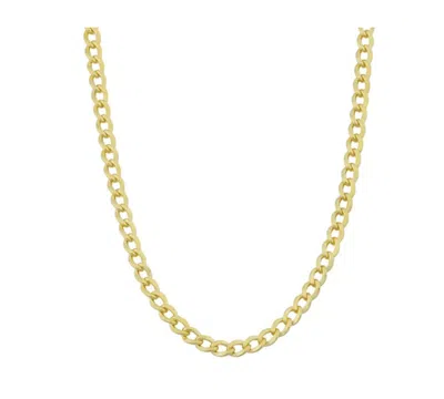Pompeii3 14k Yellow Gold Filled 3.2mm High Polish Miami Cuban Curb Link Chain Necklace
