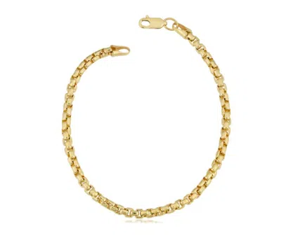 Pompeii3 14k Yellow Gold Filled 3.5-mm Round Box Link Chain Bracelet