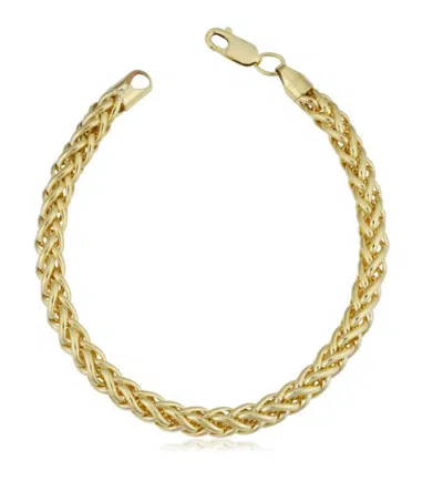 Pompeii3 14k Yellow Gold Filled 6-mm Bold Franco Link Chain Bracelet