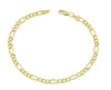 Pompeii3 14k Yellow Gold-filled Figaro Link Bracelet (8.5 Inch) In Multi