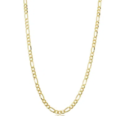 Pompeii3 14k Yellow Gold-filled Solid Figaro Link Chain Necklace