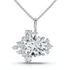 Pompeii3 1.50ct Diamond Pendant 14k Gold Women's 18" Necklace Lab Grown In White