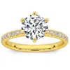 Pompeii3 1.58ct Diamond Engagement Ring 14k Gold Lab Grown In Silver