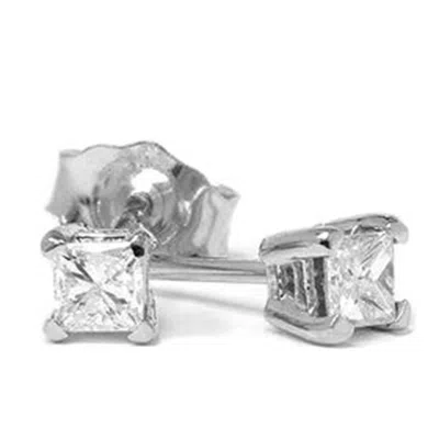 Pompeii3 1/3ct Diamond Studs 14k White Gold In Multi