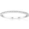 Pompeii3 1/5ct Diamond Wedding Band 10k White Gold In Multi