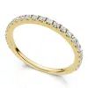 Pompeii3 1/5ct Diamond Wedding Stackable Anniversary Ring 10k Gold Lab Grown In Yellow