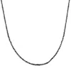 Pompeii3 15ct Tw Black Diamond Necklace 16" With 2" Extended 18k White Gold In Multi