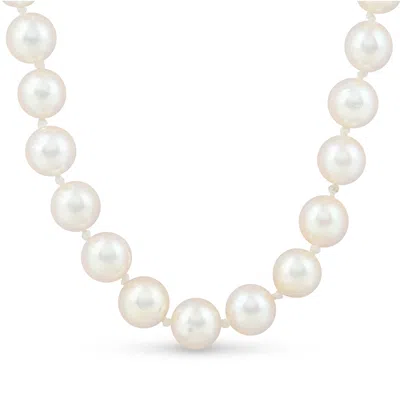 Pompeii3 16" 14k Yellow Gold Freshwater Cultured Pearl Necklace 5-5.5mm In Multi