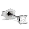Pompeii3 1/8ct Diamond Stud 14k White Gold In Silver