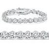 Pompeii3 19.00ct Diamond 21 Gram Tennis Bracelet 14k White Gold 7" Lab Grown In Multi