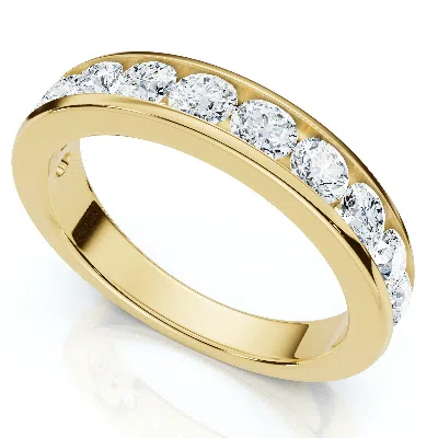 Pompeii3 1ct Channel Set Diamond Wedding Ring 14k Gold Or Platinum Lab Grown