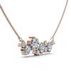 Pompeii3 1ct Diamond Constellation Pendant Lab Grown 18" Chain Ef/vs In Gold