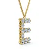 Pompeii3 1ct Diamond Initial "f" Pendant 14k Gold 18" Necklace Lab Grown 5/8" Tall In Gold