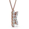 Pompeii3 1ct Diamond Initial "k" Pendant 14k Gold 18" Necklace Lab Grown 5/8" Tall In Gold