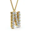 Pompeii3 1ct Diamond Initial "n" Pendant 14k Gold 18" Necklace Lab Grown 5/8" Tall In Gold