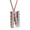 Pompeii3 1ct Diamond Initial "n" Pendant 14k Gold 18" Necklace Lab Grown 5/8" Tall In Gold