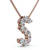 Pompeii3 1ct Diamond Initial "s" Pendant 14k Gold 18" Necklace Lab Grown 5/8" Tall In Gold