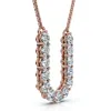 Pompeii3 1ct Diamond Initial "u" Pendant 14k Gold 18" Necklace Lab Grown 5/8" Tall In Gold