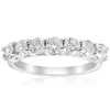 Pompeii3 1ct Diamond Wedding Anniversary Ring 14k White Gold In Multi