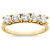 Pompeii3 1ct Five Stone Diamond Ring 14k Yellow Gold In Silver