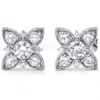 Pompeii3 1ct Lab Grown Created Diamond Studs Womens Earring 14k White Gold In Multi