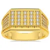 Pompeii3 1ct Men's Diamond Ring 14k Gold Lab Grown In Multi