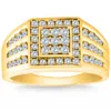 Pompeii3 1ct Men's Diamond Ring In 14k Gold Lab Grown In Multi
