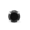 Pompeii3 1ct Single Diamond Stud Earring 14k White Gold In Black