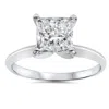 Pompeii3 1ct Solitaire Diamond Ring 14k White Gold In Silver