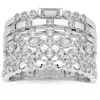 Pompeii3 1ct Stackable Diamond Ring Gold Lab Grown 12mm Wide In Multi
