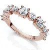 Pompeii3 1ct Sylvia Diamond Anniversary Stackable Ring Gold Lab Grown In Gold